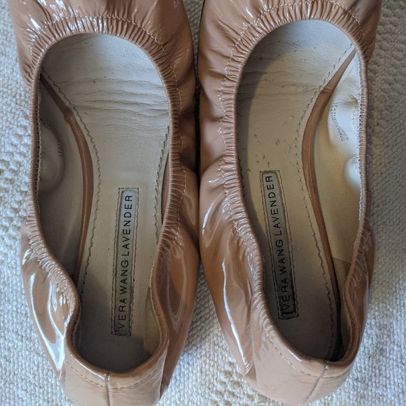 Ballerina Flats Vera Wang Lavender Genuine Leather - Picture 2 of 5